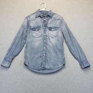 Express Blue Button Down Shirt